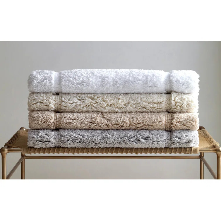 Sterling Gray Large Cotton Bath Rug