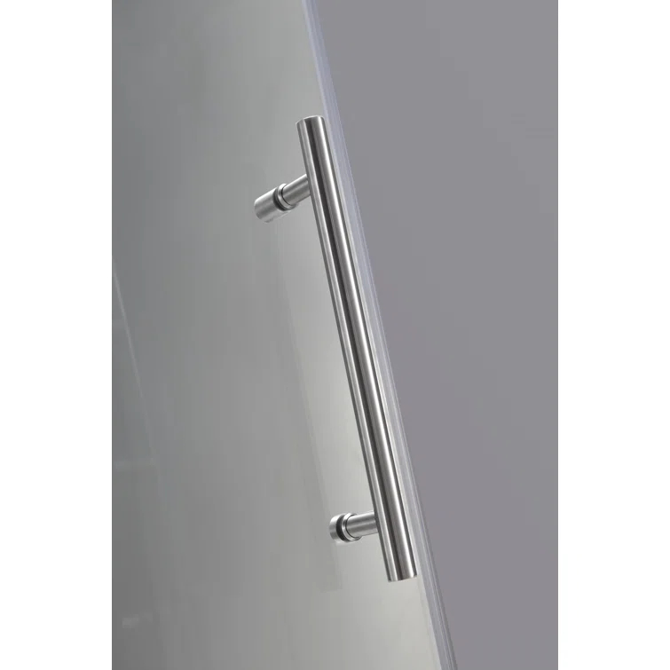 Nautis 32" x 72" Hinged Frameless Shower Door