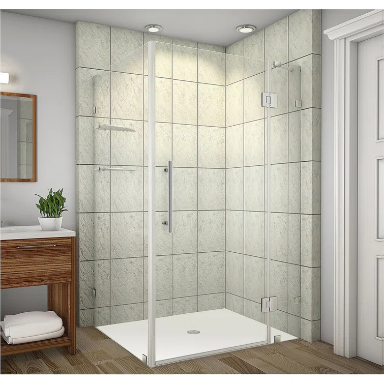 Avalux GS 48" x 72" Square Hinged Shower Enclosure