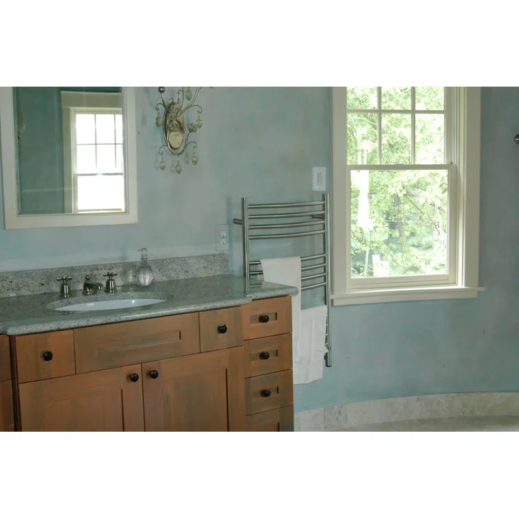 Jeeves Wall Mount Electric C Curved Towel Warmer