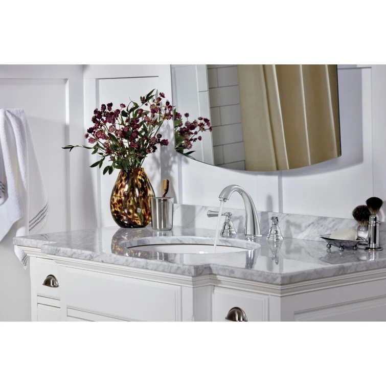 Elmhurst Widespread 2-handle Bathroom Faucet with Drain Assembly