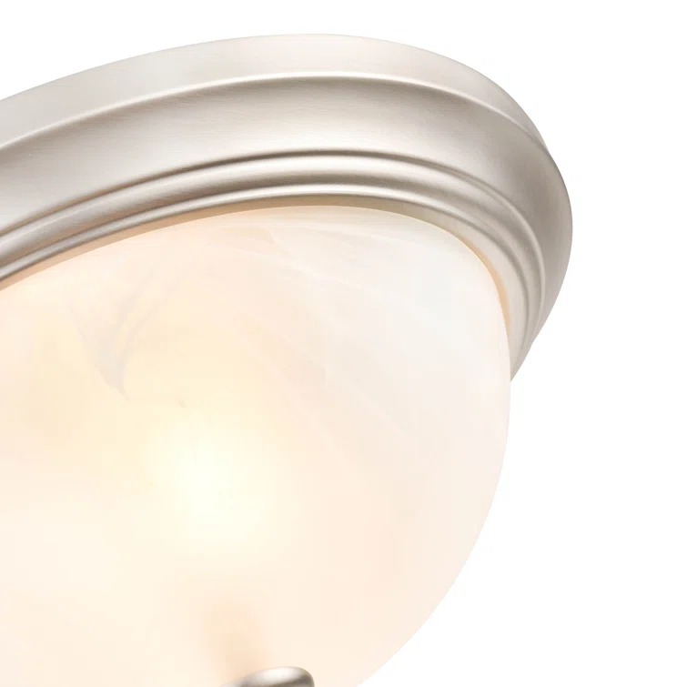 Winston Porter Andreyah Glass Flush Mount
