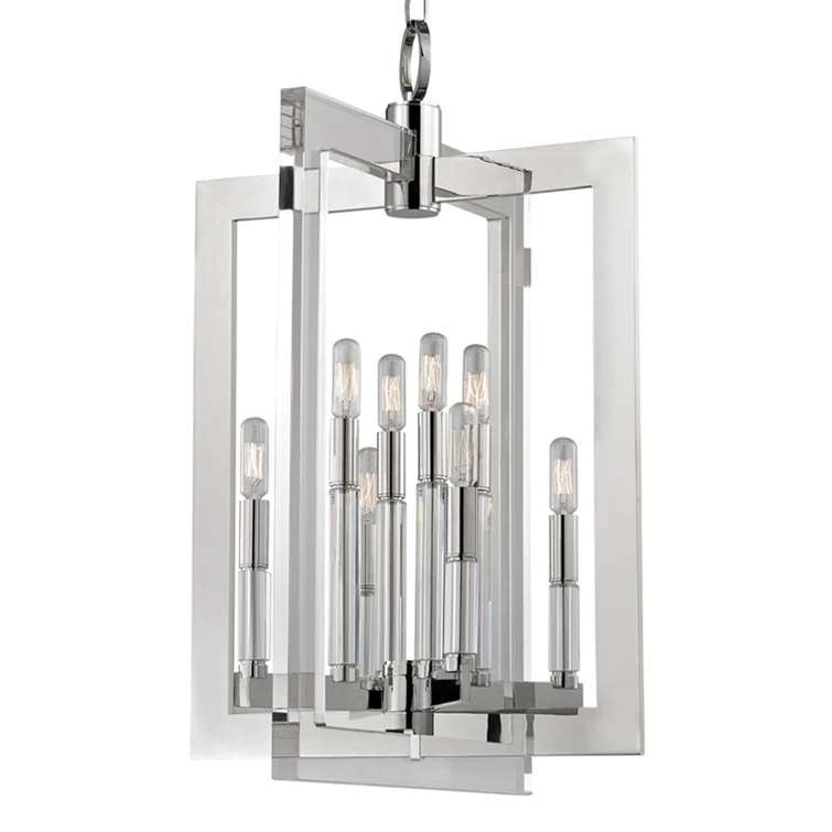Wellington 8 - Light Dimmable Geometric Chandelier