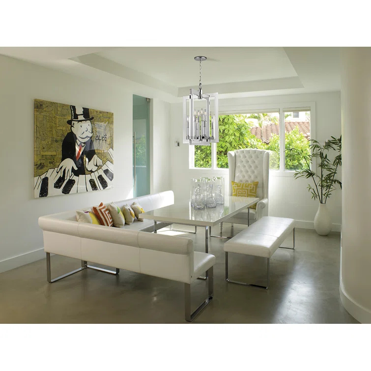 Wellington 8 - Light Dimmable Geometric Chandelier