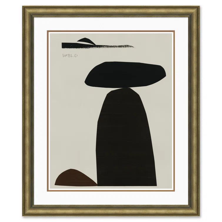 Monolith Abstract Framed Art by Susan Hable