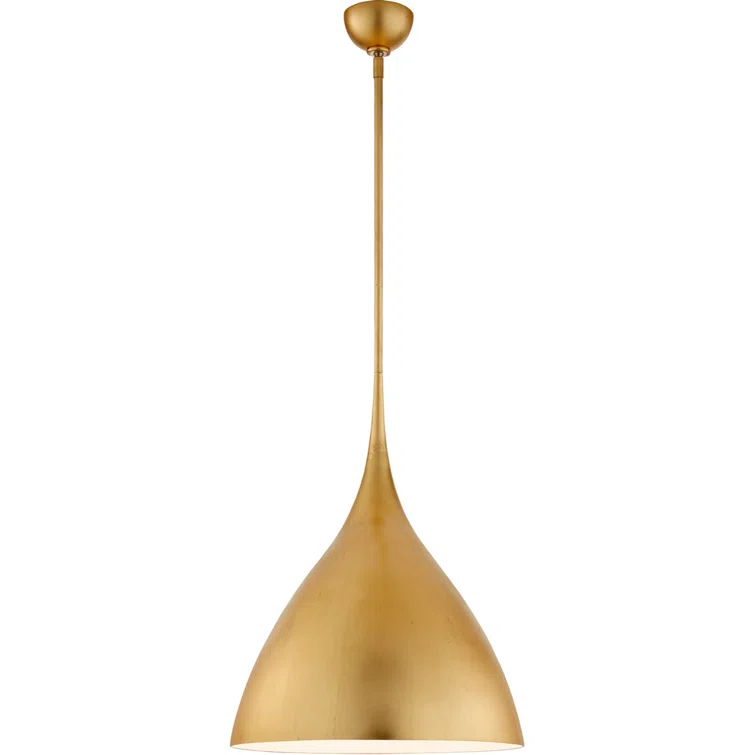 Agnes Medium Gild Crystal LED Indoor/Outdoor Pendant Light