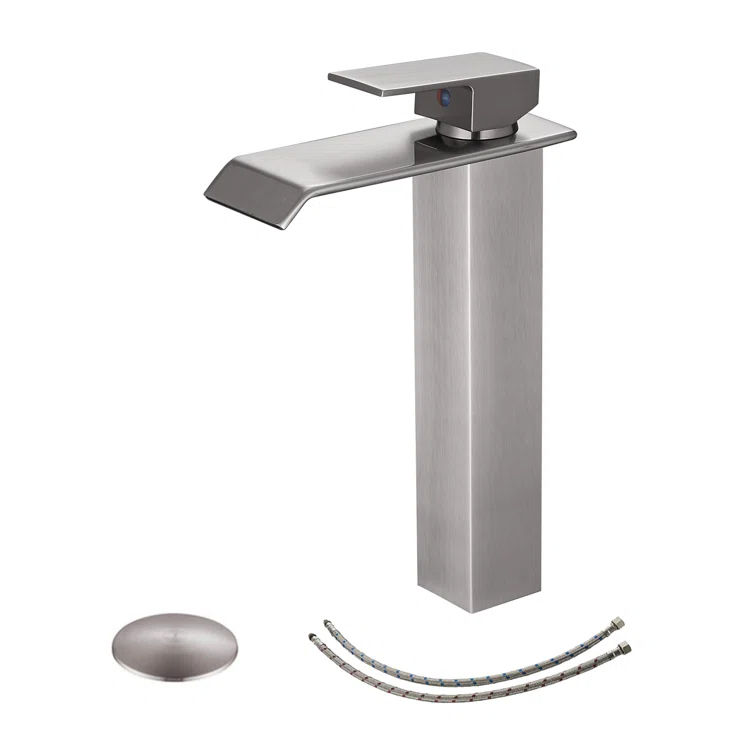 VIBRANTBATH 6004H-N Vessel Sink Faucet Single-handle Bathroom Faucet with Drain Assembly