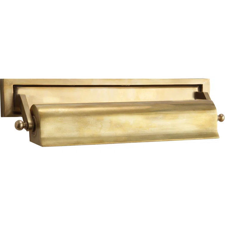 Hand-Rubbed Antique Brass Dimmable Electric Wall Picture Light
