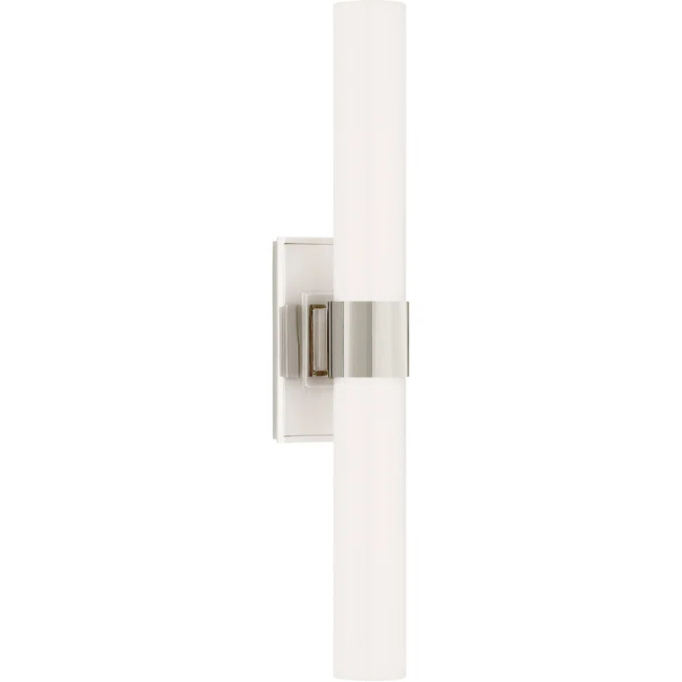 Bronze Dimmable Vanity Sconce with Glass Shade