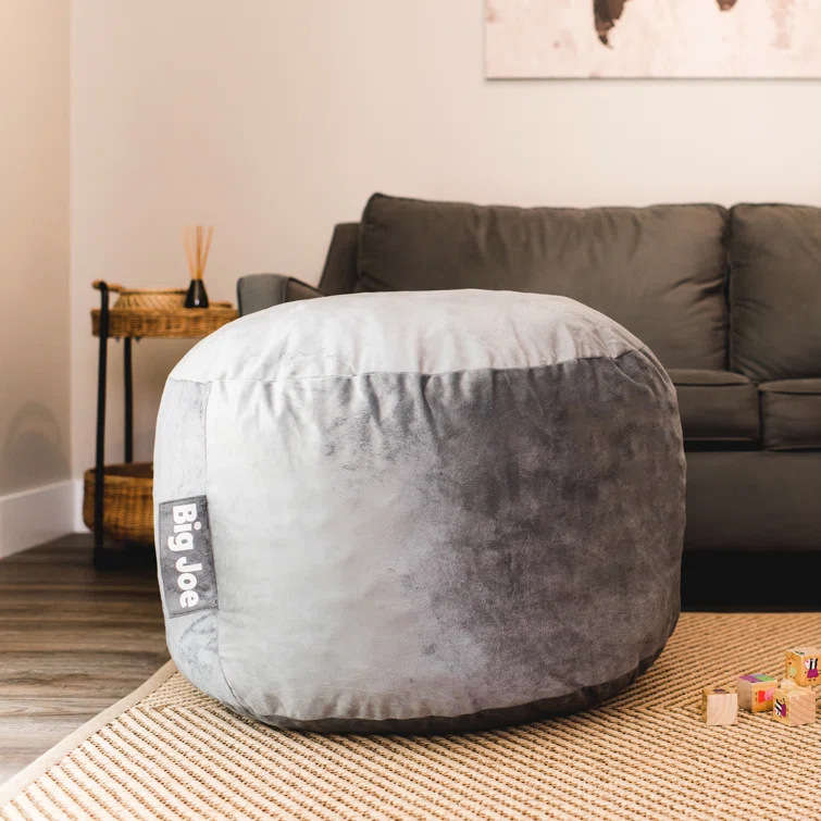 Big Joe Fuf Small Foam Filled Plush Bean Bag Chair Plush, 2ft