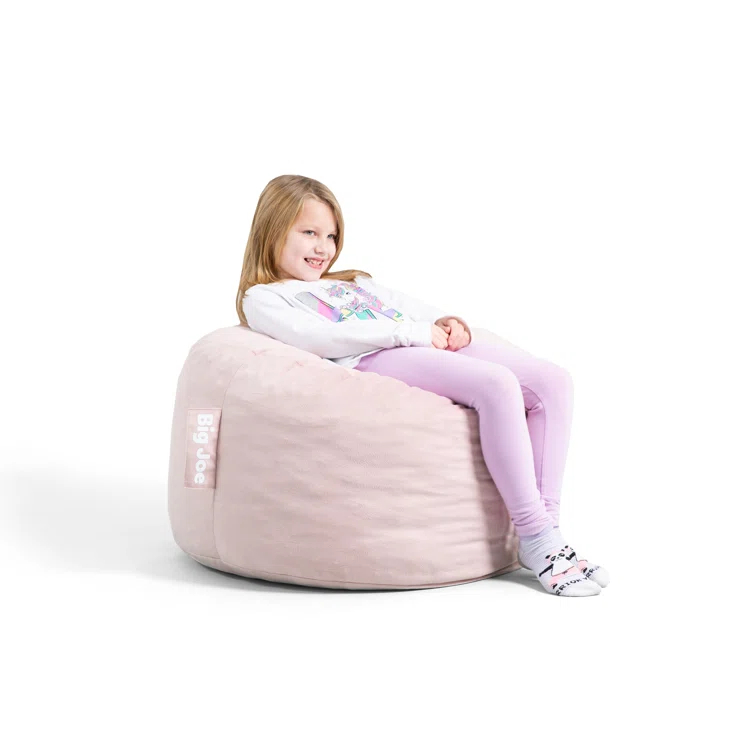 Big Joe Fuf Small Foam Filled Plush Bean Bag Chair Plush, 2ft