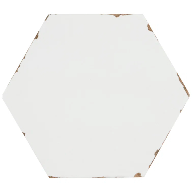 Bond Tile Palo Alto Hex 6" Hexagon Handmade Look Porcelain Floor and Wall Tile (5.38 Sq. Ft. / Case)