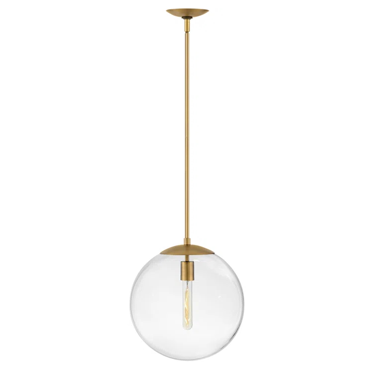 Warby Single Light Orb Pendant Light