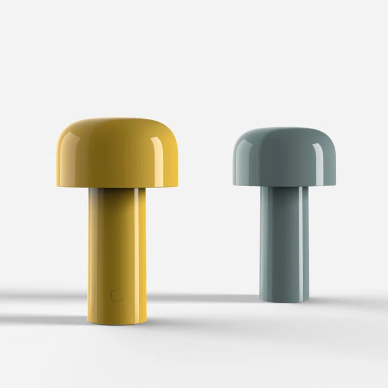 Yellow Cordless Adjustable Outdoor Kids LED Table Lamp