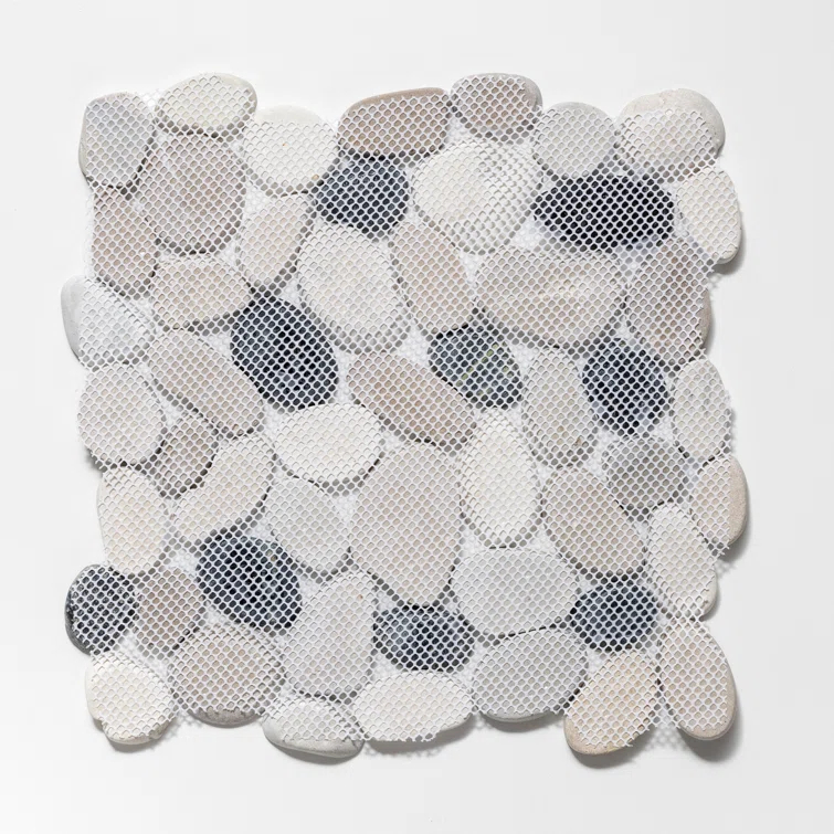 Sliced Pebble Mosaic Wall & Floor Tile