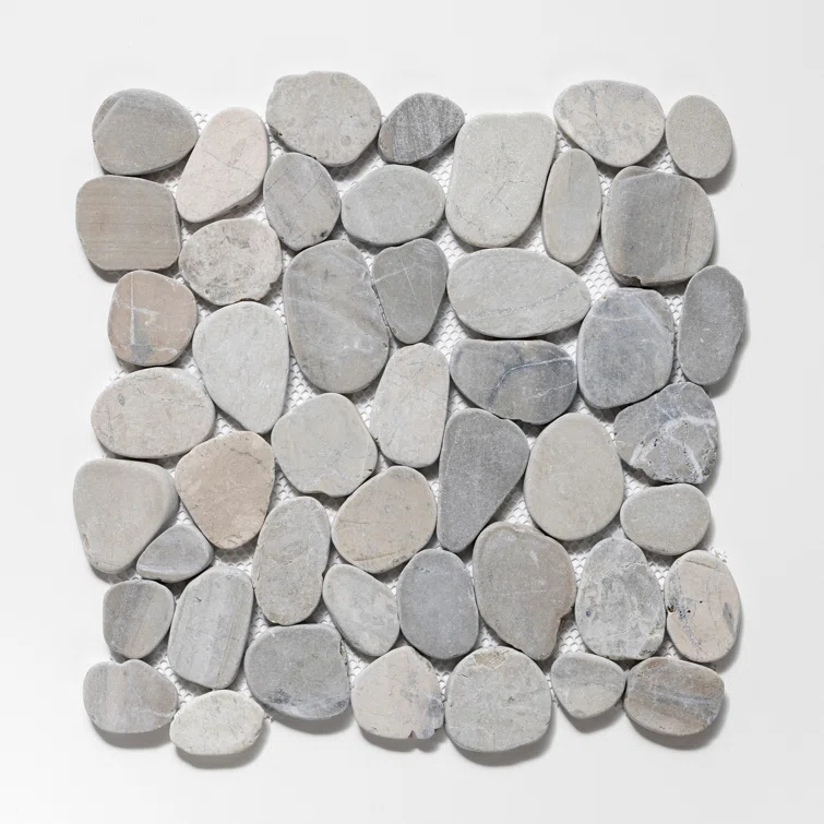 Sliced Pebble Mosaic Wall & Floor Tile