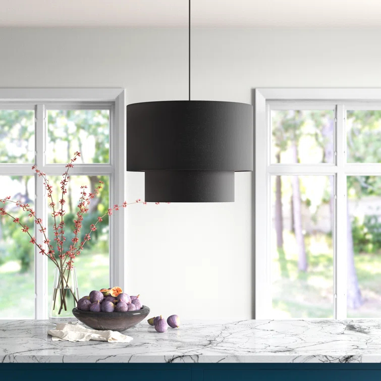 Croyle 3 - Light Dimmable Drum Chandelier