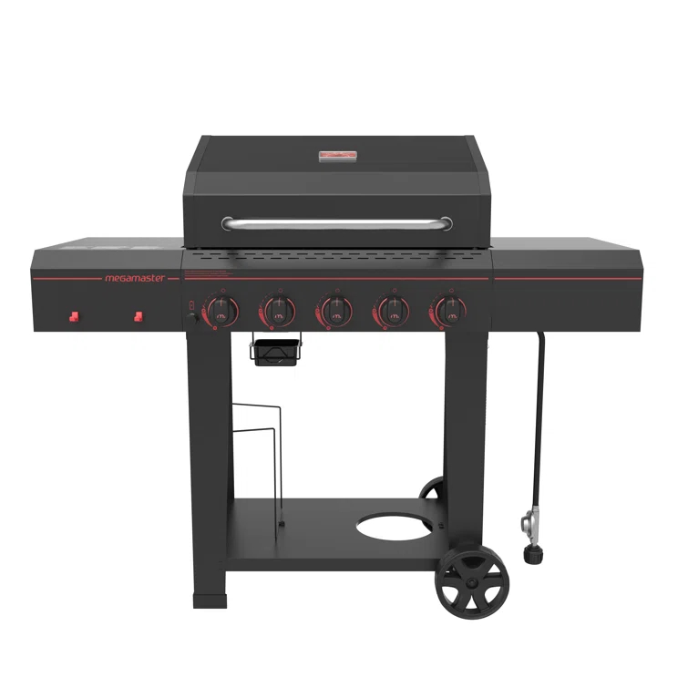 Megamaster 5 - Burner Liquid Propane Gas Grill