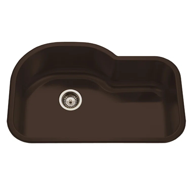 Porcela 31.25'' L Undermount Single Bowl Stainless Steel Kitchen Sink
