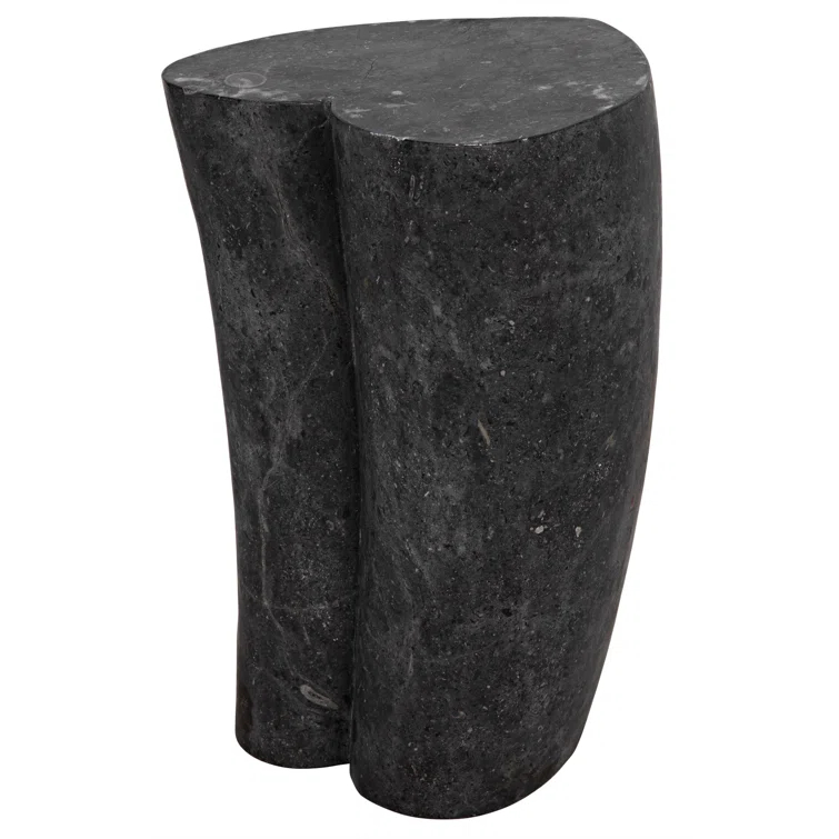Noir Marble Top End Table