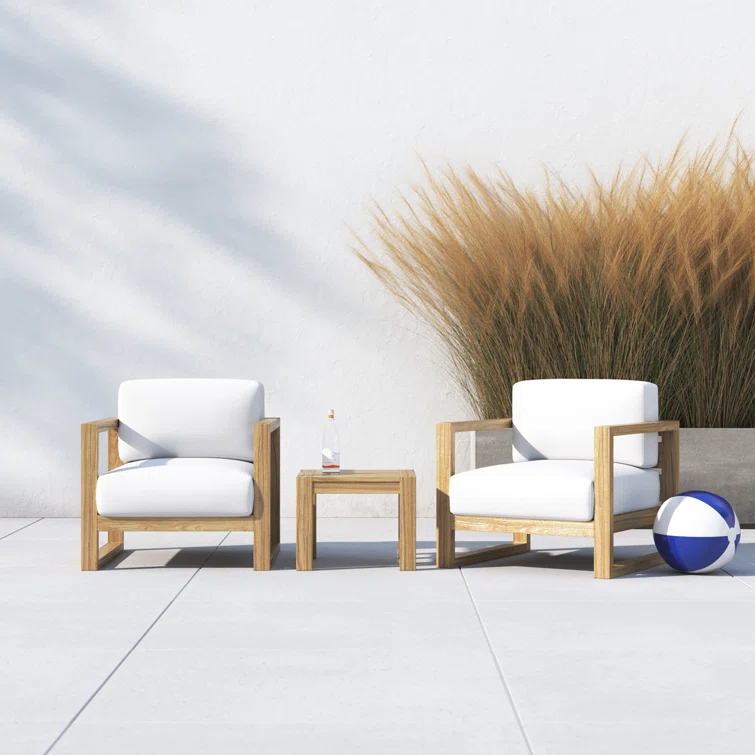 Cambridge 3 Piece Outdoor Patio Teak Set