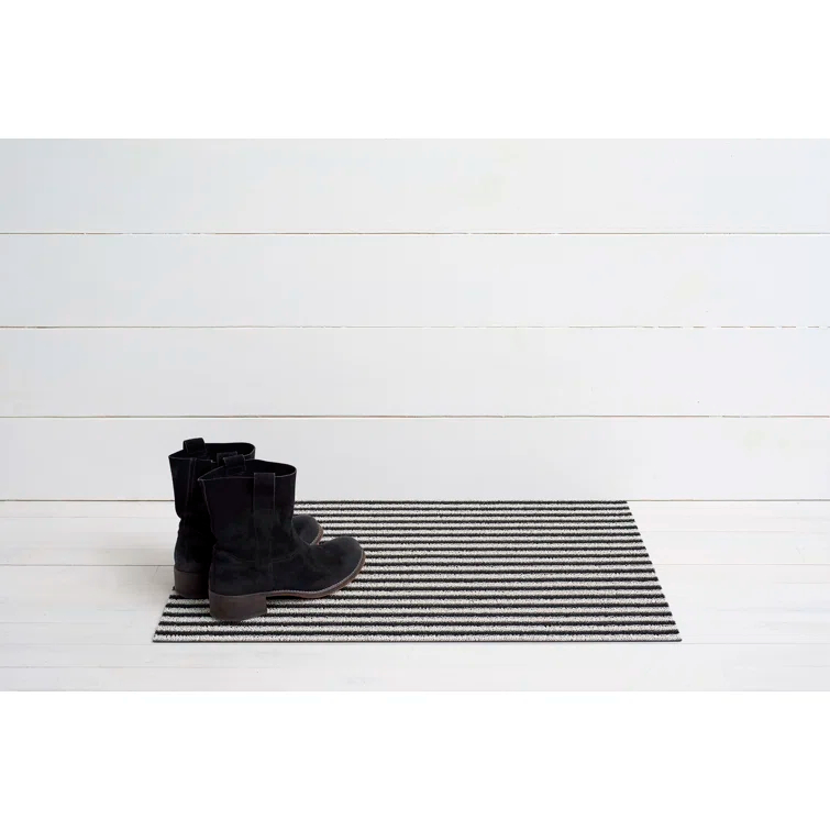 Chilewich Easy Care Bounce Stripe Shag Doormat