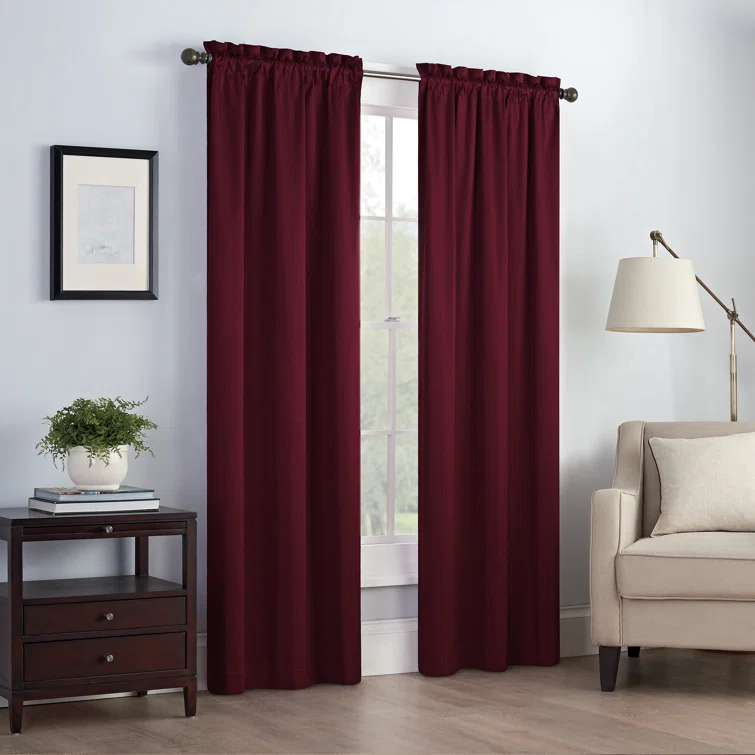 Canova Polyester Blend Light Filtering Curtain Panel