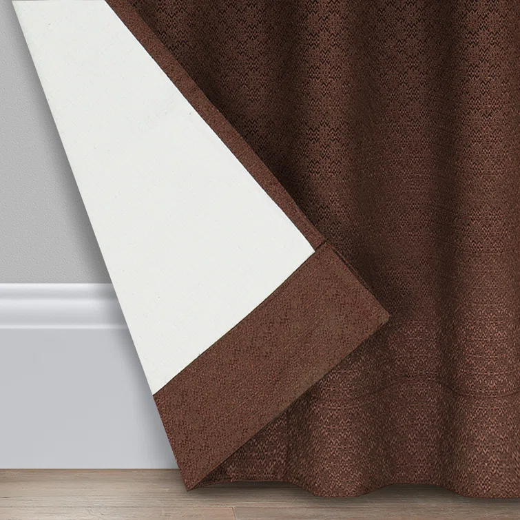 Canova Polyester Blend Light Filtering Curtain Panel