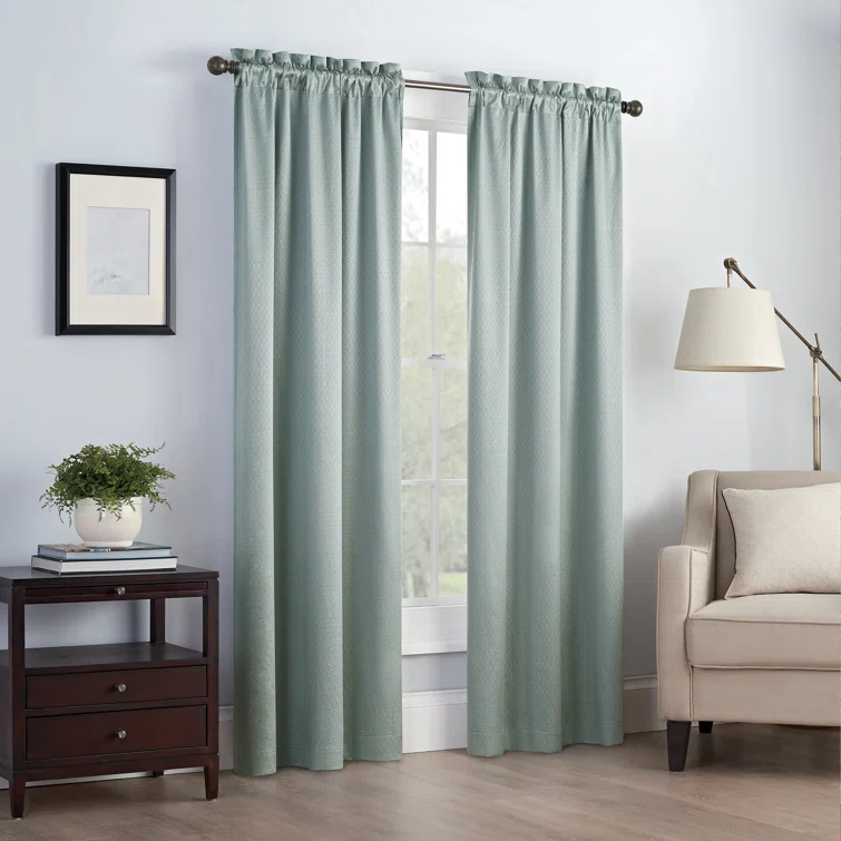 Canova Polyester Blend Light Filtering Curtain Panel
