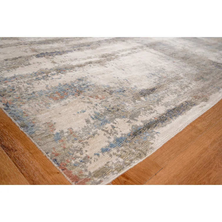 Laureno Silk Geometric Rug