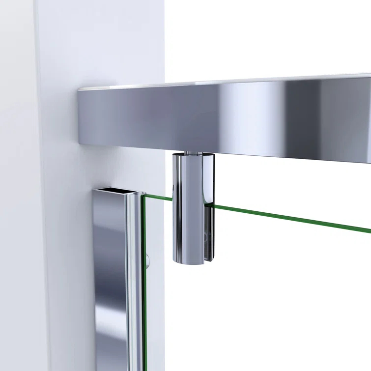 Dreamline Butterfly-S 30-31 1/2 In. W X 74 In. H Semi-Frameless Sliding Bi-Fold Shower Door In Brushed Nickel