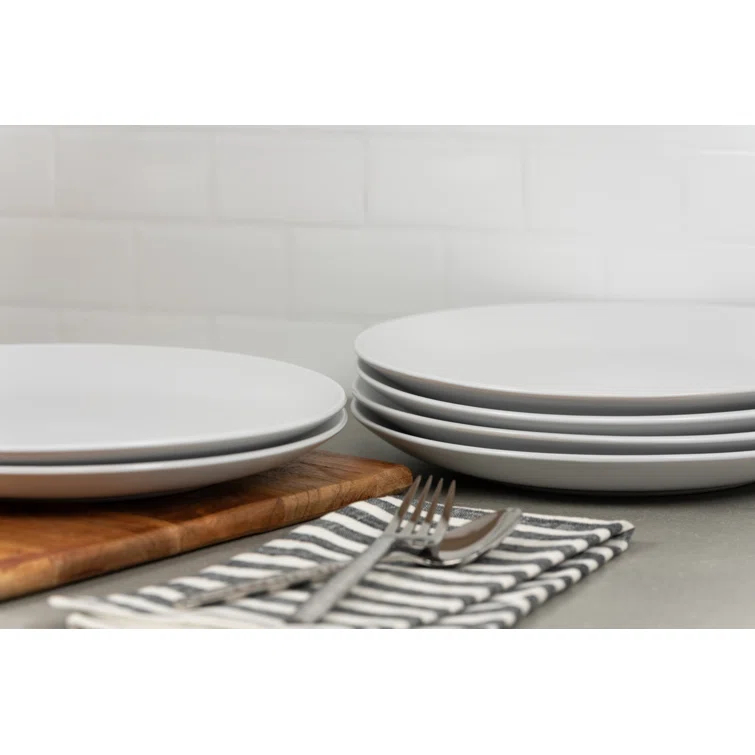 Wazee Matte 10.5" Dinner Plate (Set of 6)