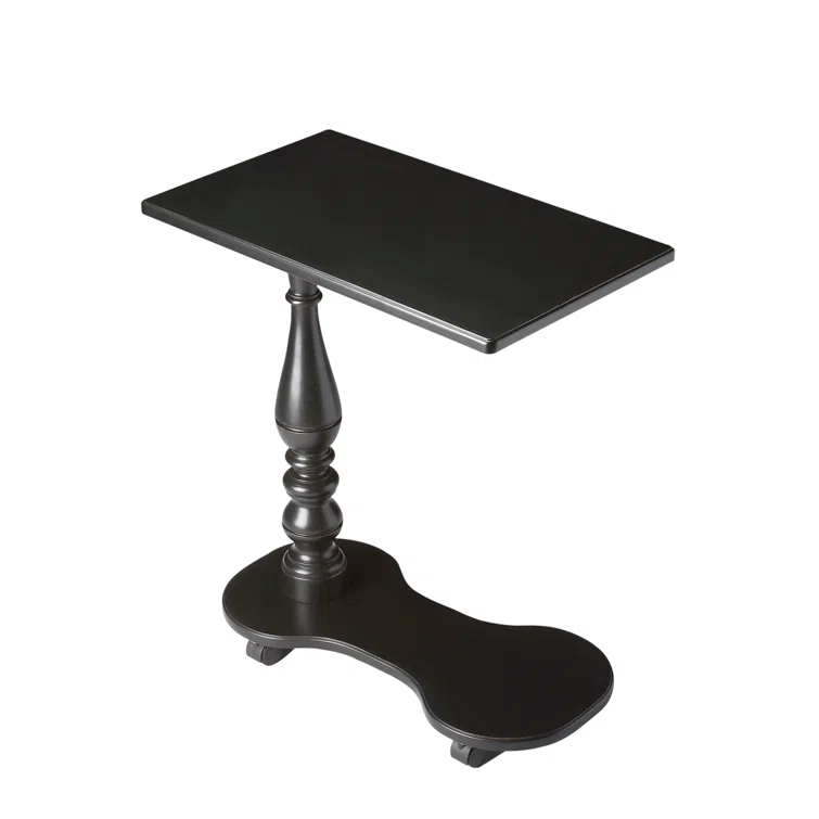 Black Licorice Birch Veneer Mobile Tray Table
