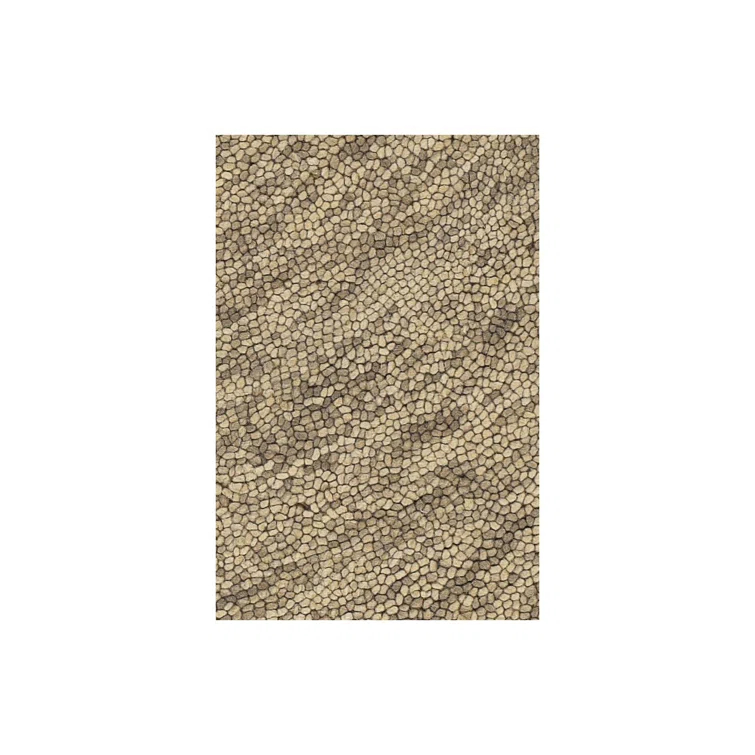 Galaxy Wool Area Rug in Brown And Tan