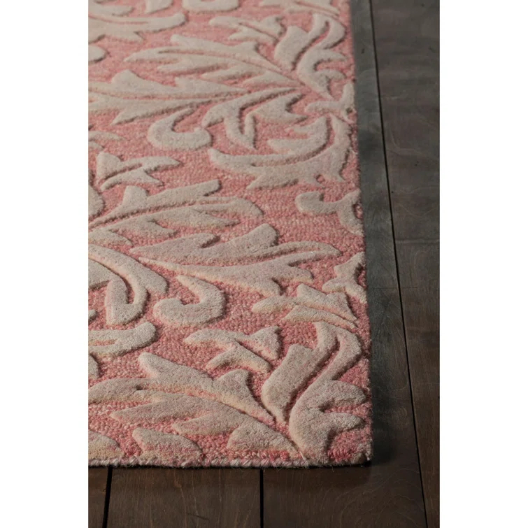 Yelena Performance Wool Damask Indoor Rug