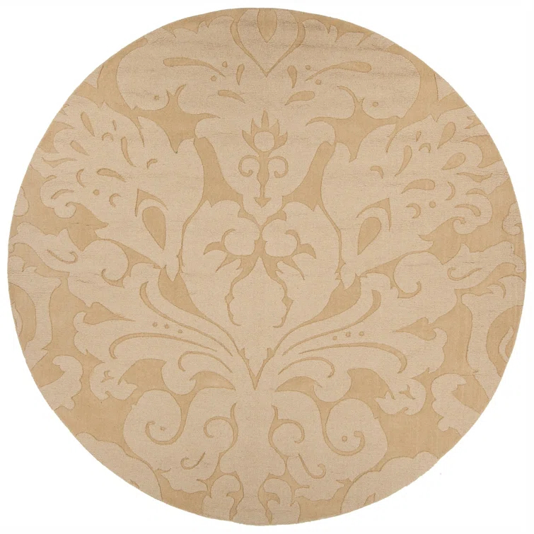 Raya Tufted Wool Gold Area Rug