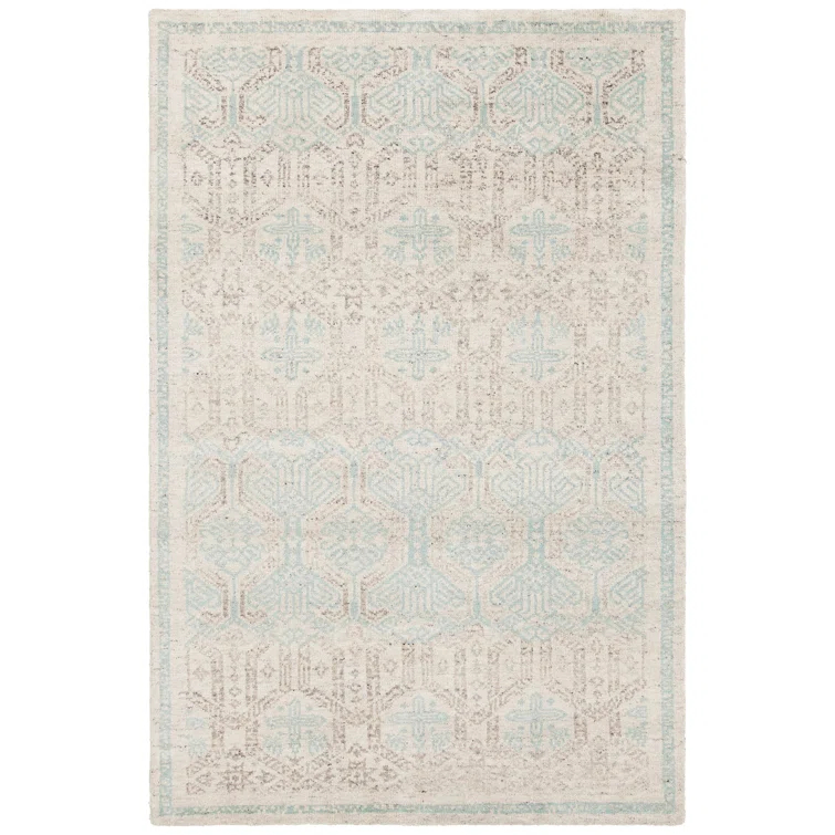 Isla Hand Knotted Wool Geometric Indoor Rug