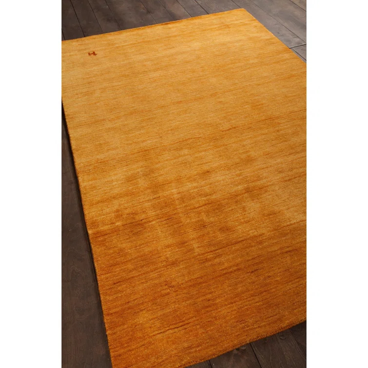 Gabi Wool Area Rug in Gold