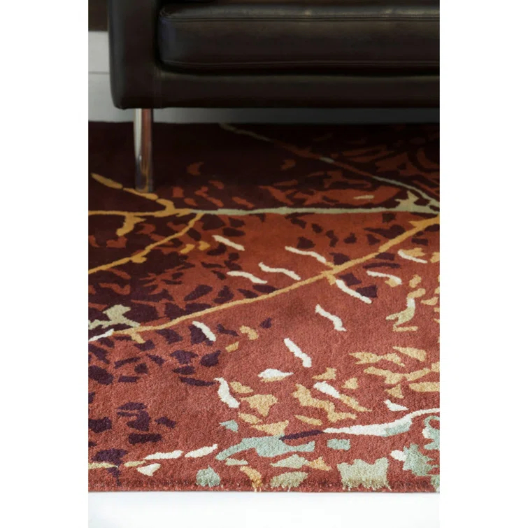 Nirvana Wool Floral Area Rug