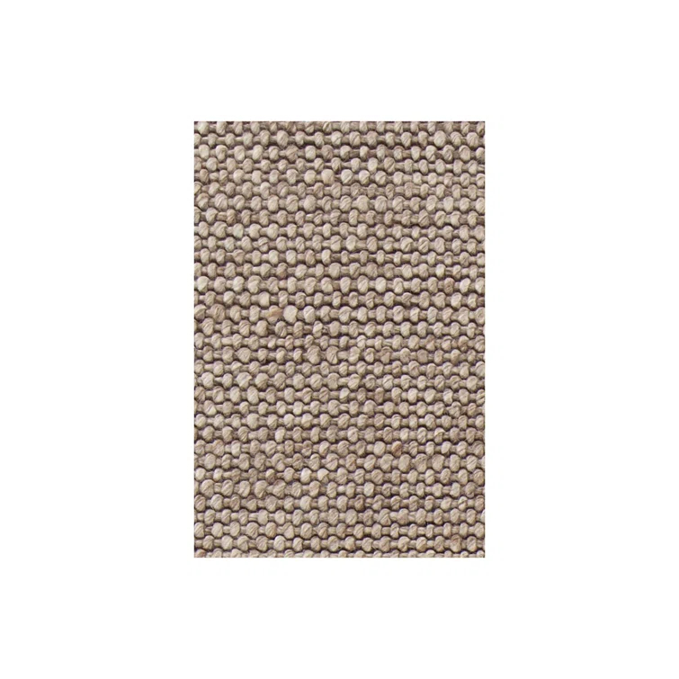 Handmade Luxe Gray Wool-Viscose Blend 5' x 7' Tufted Rug