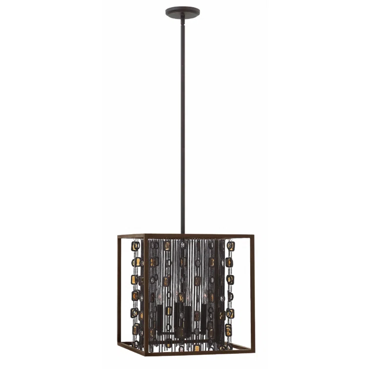 Mercato 4 - Light Square / Rectangle Chandelier