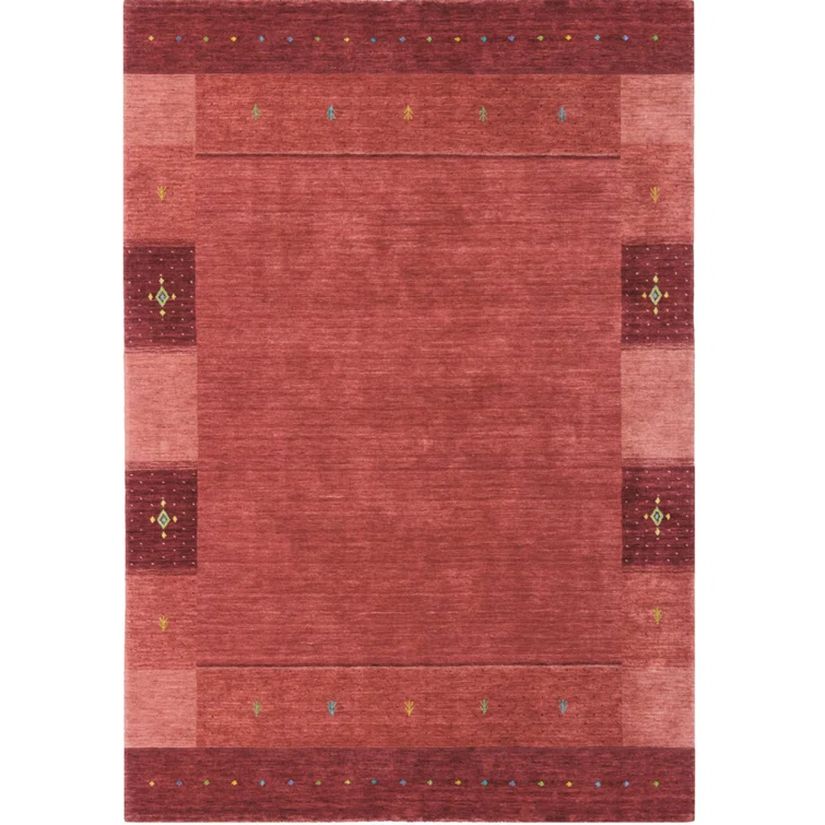 Seville Handmade Flatweave Wool Red/Rust Area Rug