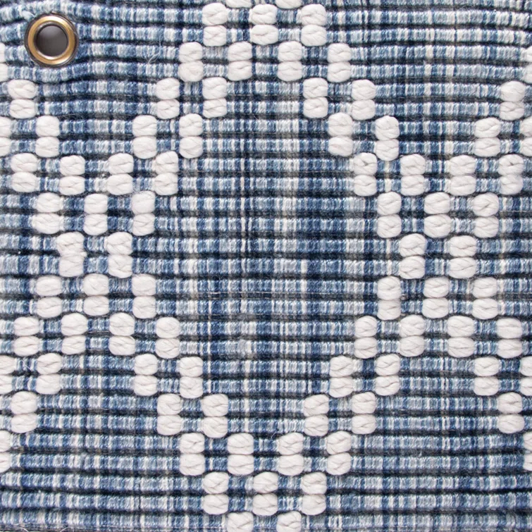 Harlequin Hand-Woven Indigo Area Rug