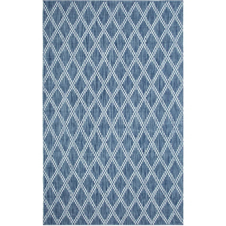 Harlequin Hand-Woven Indigo Area Rug