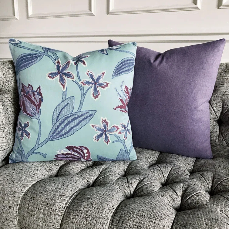 Heathered Wool Vincent Textured Square Pillow Cover & Insert