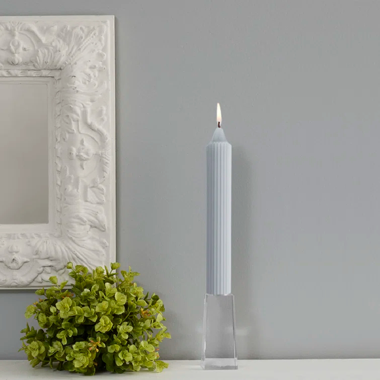 Grecian Collenette Unscented Taper Candle