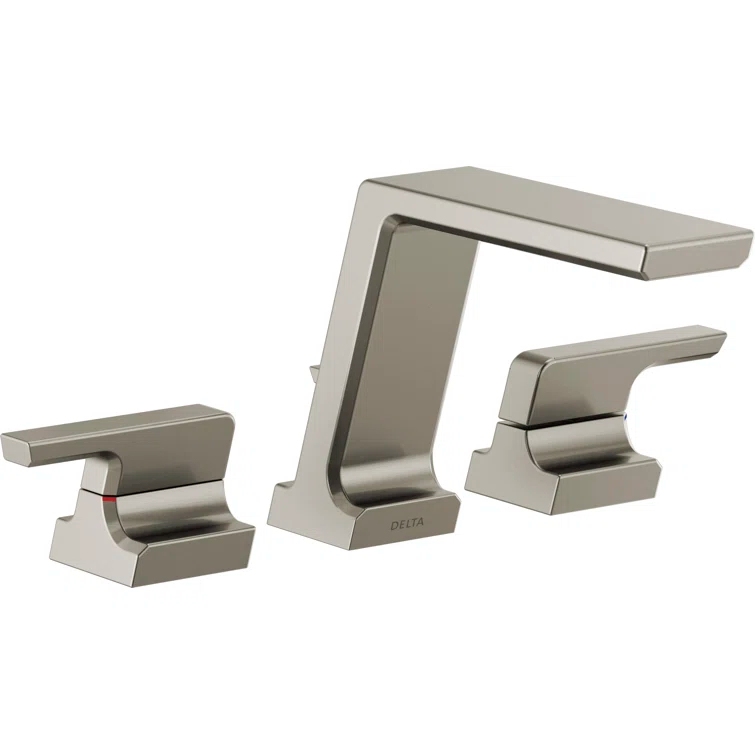 Pivotal Double Handle Deck Mounted Roman Tub Faucet with Optional Handshower