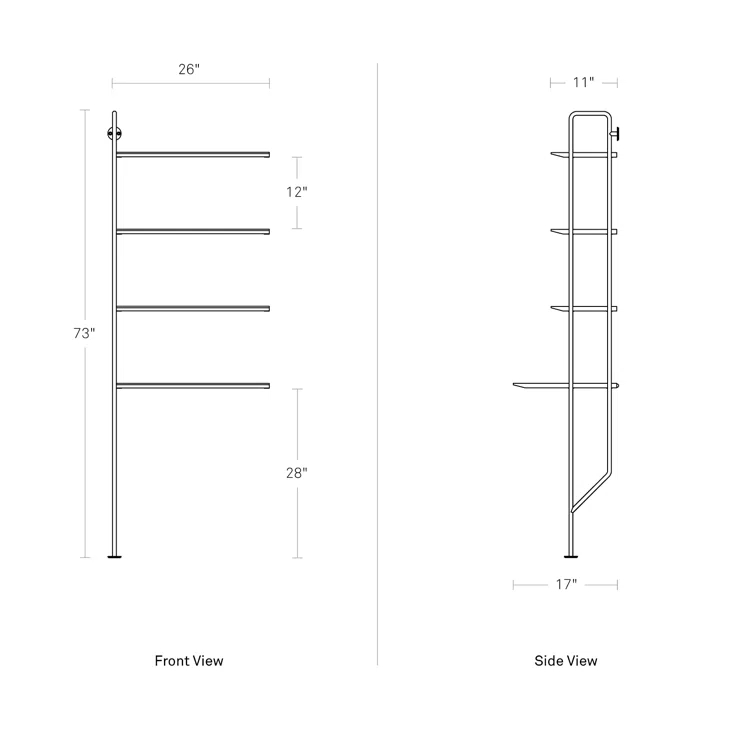 Hitch Metal Base Leaning / Ladder Desk