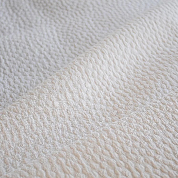 Bubble Matelasse Modern & Contemporary Cotton Geometric Shapes Coverlet Set