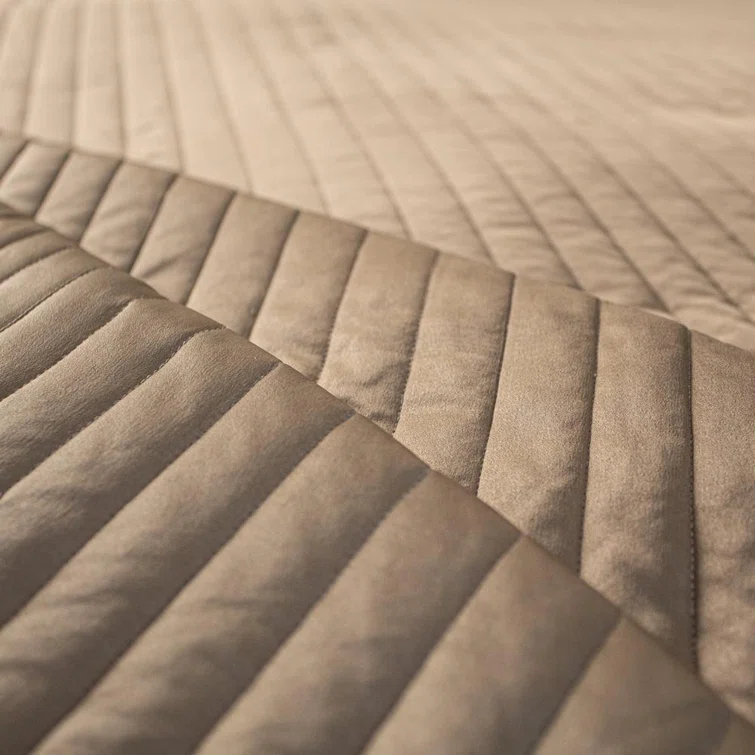 Quilted Silk Channel Coverlet